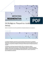 04 - Biológicos Plaquetrios Autólogos (PRP, PRFM)