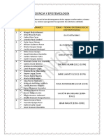 Ciencia y Epistemología Iv B Inicial