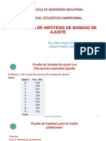 Prueba de Hipotesis de Bondad de Ajuste