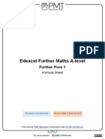 FP1 A-Level Formula Sheet
