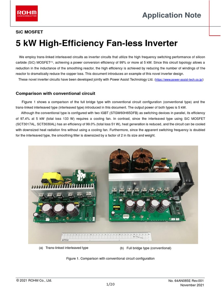 5kw Inverter Efficiency An e | PDF | Power Inverter | Rectifier