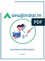 Cost Volume Profit Analysis