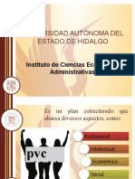 Universidad Autónoma Del Estado de Hidalgo: Instituto de Ciencias Económico Administrativas