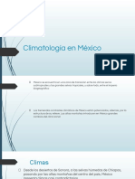 Climatología en México