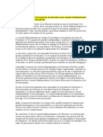 Dessertation Sur Le Role Et Le Pouvoir Du Directoire Et Du Conseil D