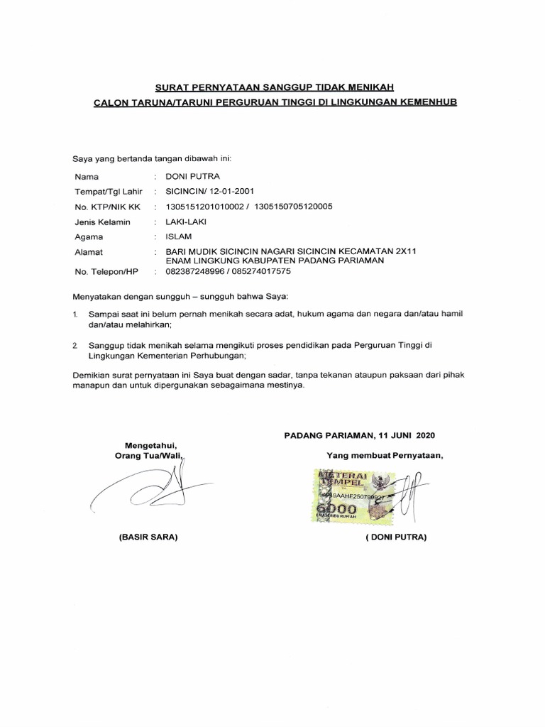 Sp sanggup tidak menikah digabungkan pdf