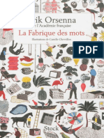 La Fabrique Des Mots - Erik Orsenna