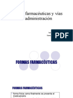 Formas Farmaceìuticas y Viìas de Administracioìn