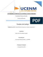 Nombre Del Trabajo: Universidad Cristiana Evangélica Nuevo Milenio