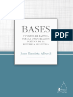 Bases. Juan Bautista Alberdi