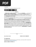 Ejemplo de cheque BAC Credomatic | PDF