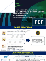 Draft PPT Dekintam - Peran & Kinerja Surveyor - 18 November 2022 - Rev