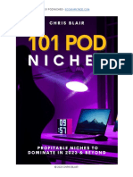101 POD Niches Bonus Report May 18 2023