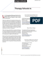 Occupational Therapy Schools in Wisconsin