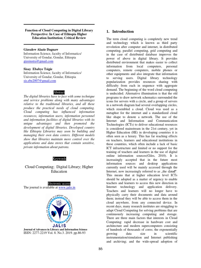 Ethiopia | PDF | Cloud Computing | Computing