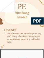 Pe - Ritmikong Gawain