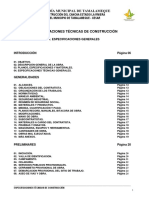 Especificaciones Técnicas - La Riviera