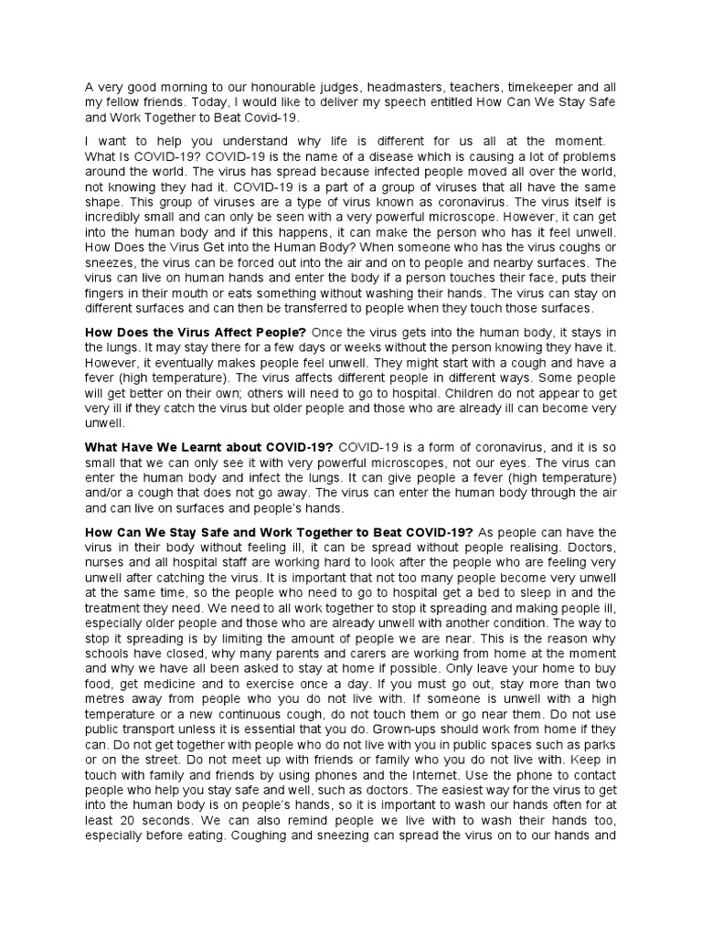 Staying Safe During COVID-19 | PDF | Virus | Medical Specialties