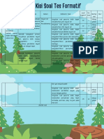 Kisi-Kisi Soal Tes Formatif