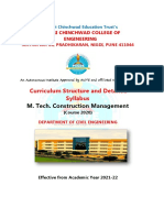 M.tech Civil Syllabus