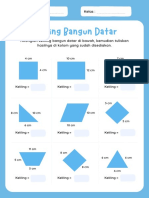 Lembar Kerja Menghitung Keliling Bangun Datar