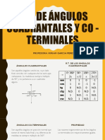 R.T, de Angulos Cuadrados y Coeterminales