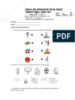 Evaluacion de Educacion Fisica 2023