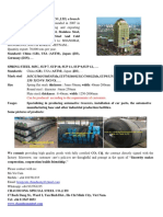 Chauduong Special Steel Co.,Ltd, A Branch of FENGYANG FACTORY, Was Founded in 2007 in