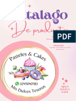 Rosa Pastelería Unicornio Catálogo Delicado Simple Flyer