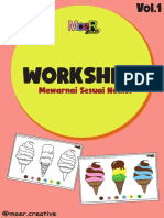 Printable Worksheet - Mewarnai Sesuai Nomor Vol.1