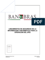 Lineamientos de Seguridad de La Información e Informática para La Operación Del SPEI