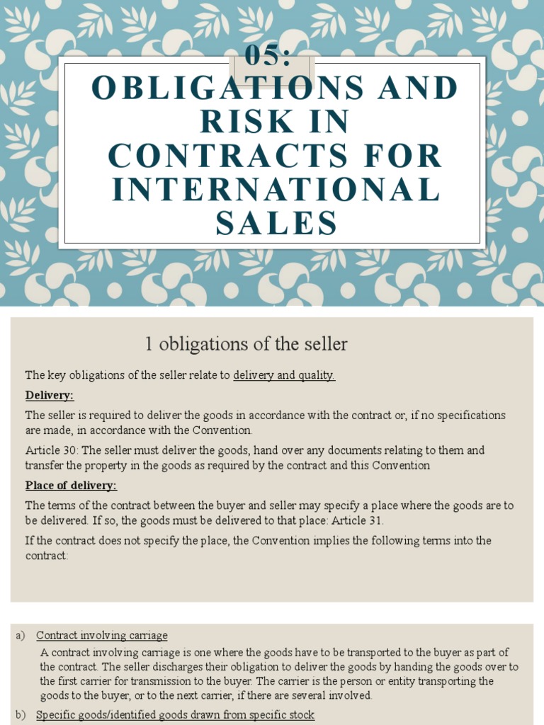 5 Law PDF Breach Of Contract Damages