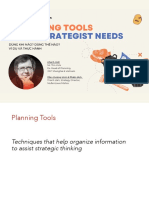 TRAINING DECK - 5 Planning Tools Every Strategist Needs