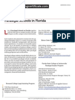 Paralegal Schools in Florida