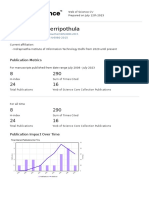 KoteswarRaoJerripothula WebOfScience Researcher CV 20230712