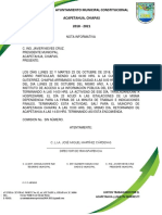 Informe de Comision