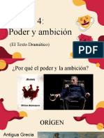 Texto Dramático: Ambición y Poder