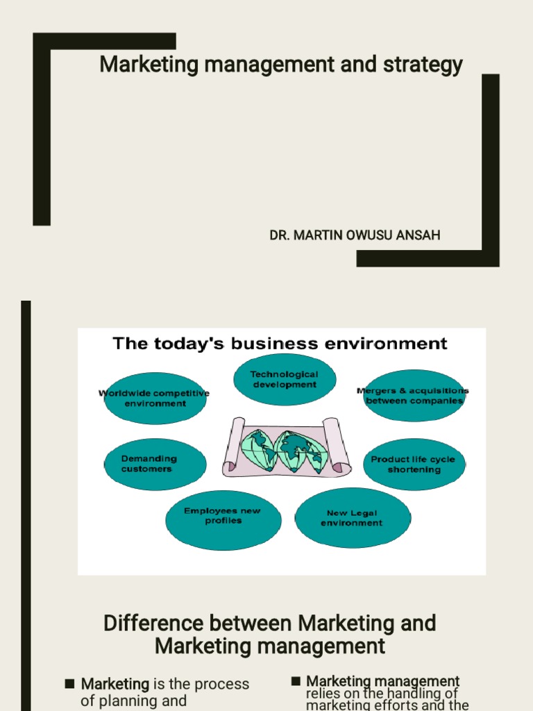Marketing Management Strategies Explained | PDF | Motivation | Motivational
