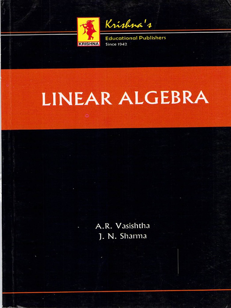Linear Algebra by Krishna Series PDF Field (Mathematics) Scalar