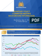 Monetary Policy Committee Meeting Background Data May 2023