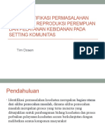 3. Mengidentifikasi Permasalahan Kesehatan Reproduksi Perempuan Dan Pelayanan Kebidanan