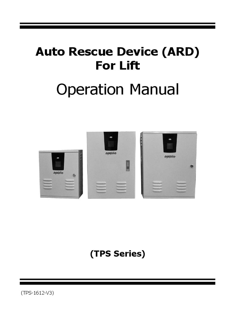 《TPS-1607-ARD Technical user manual》 -English version | PDF | Power ...