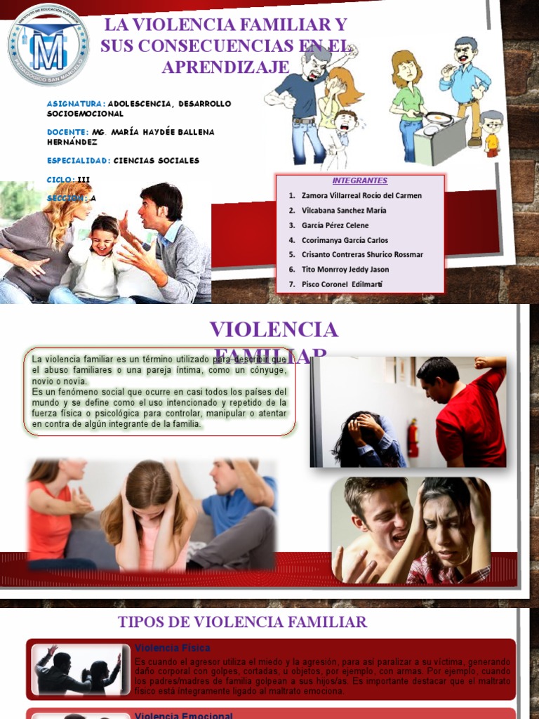 Violencia Familiar | PDF | La violencia contra las mujeres | Violencia ...