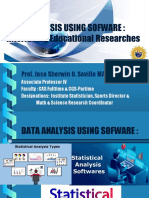 Data Analysis Using Software