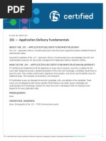 101 - Application Delivery Fundamentals