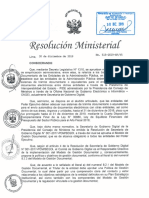 RM 515-2019-EF-45 Aprobación de La Política y Objetivos de La GD