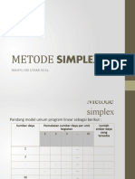 Metode Simplex