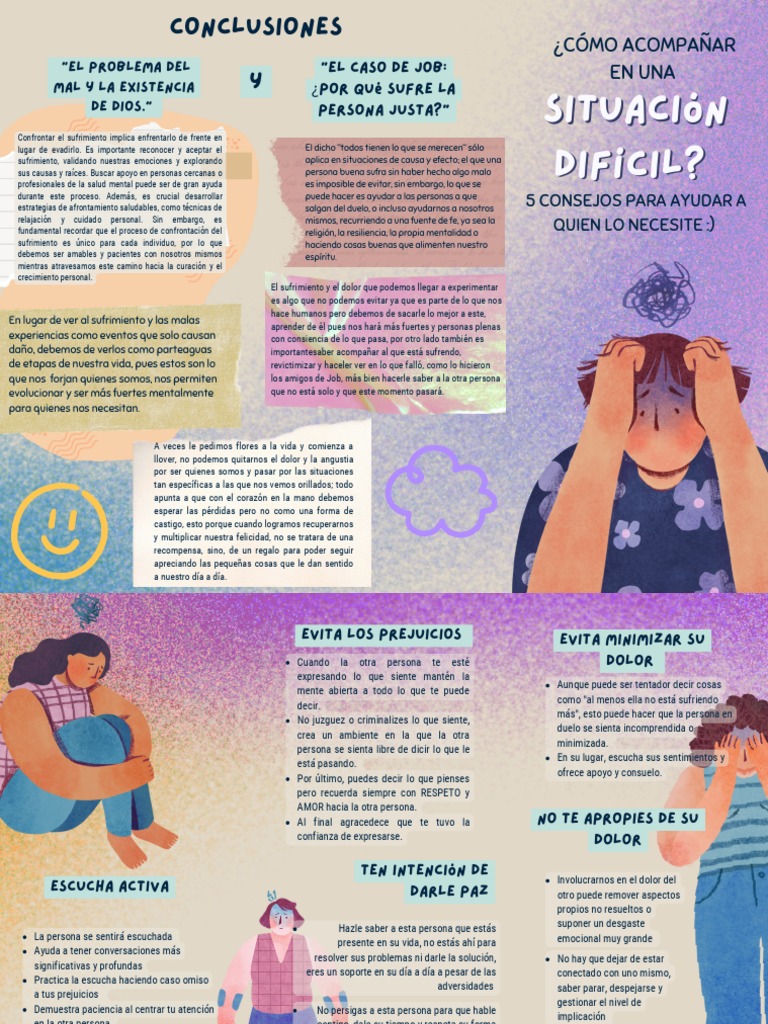 P2. Act. 2 ¿Cómo Acompañar Al Que Pasa Por Una Situación Difícil en Su ...