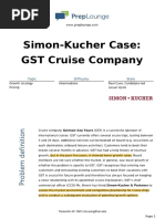 Case Simon Kucher Case - GST Cruise Company