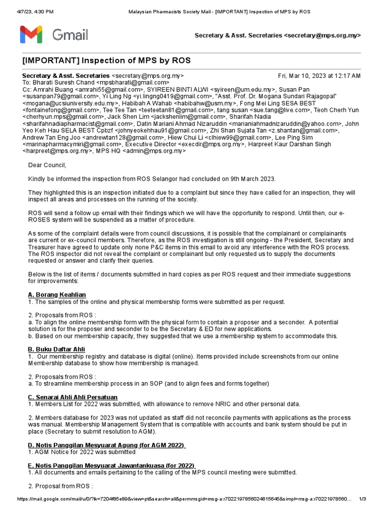 MPS Inspection Findings by ROS | PDF | Information Retrieval | Computing